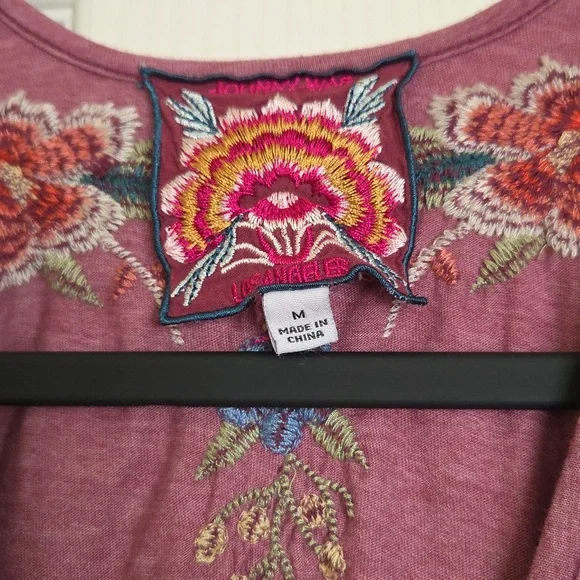 Johnny Was Embroidered Top Size M - Picture 3 of 7
